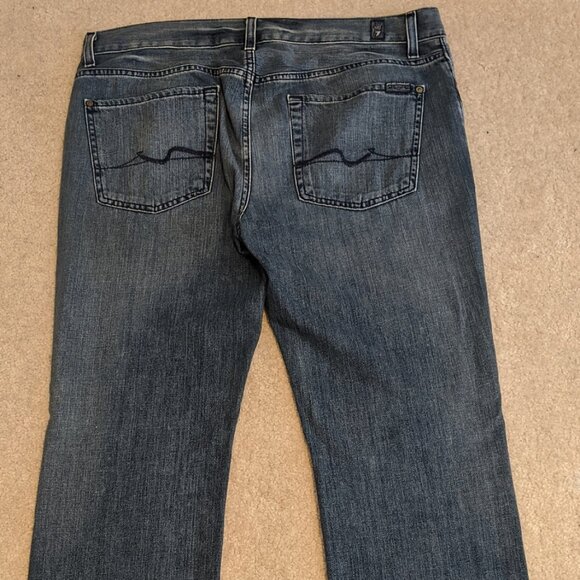 7 For All Mankind "Standard" jeans 33W 31L - Picture 3 of 5
